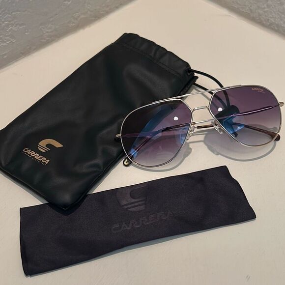 Carrera 274/S Gold Metal Aviator Sunglasses Classic Summer Contemporary NEW - Picture 1 of 8